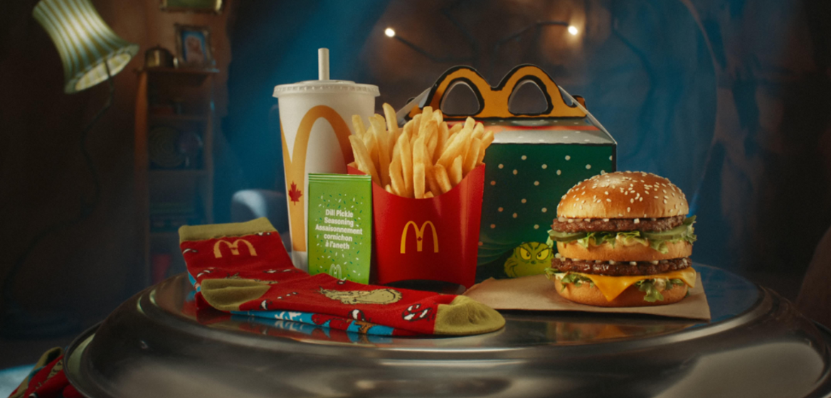 Hooray! Hooray! The Grinch™ has arrived at McDonald's Canada with